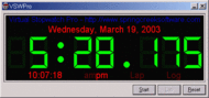 Virtual Stopwatch Pro screenshot